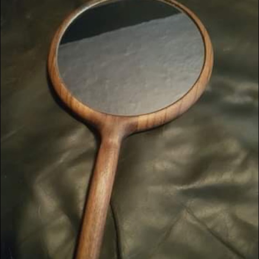 Beautiful handmade wooden mirror!